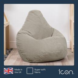 icon Kids Bean Bag, Dalton, Corduroy in Beige - thumbnail 5