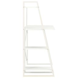 Berkfield Home Desk with Shelving Unit White 102x50x117 cm - Size: 102 x 50 x 117 cm - thumbnail 3