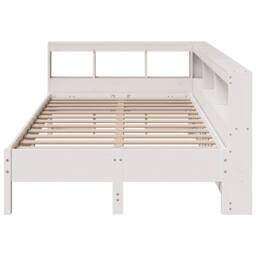 Berkfield Home Bookcase Bed without Mattress White 120x190 cm Solid Wood Pine - thumbnail 5