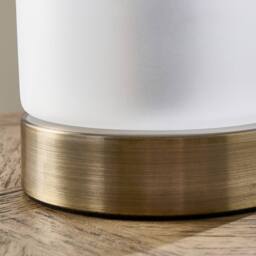 Pagazzi Kingsholm Antique Brass Touch Table Lamp in Gold - thumbnail 5