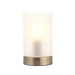 Pagazzi Kingsholm Antique Brass Touch Table Lamp in Gold - thumbnail 6