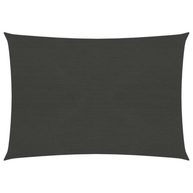 Berkfield Home Sunshade Sail 160 g/m ² Anthracite 4x5 m HDPE in Black