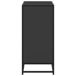 Berkfield Home Book Cabinet Black 80.5x35x76 cm Engineered Wood - thumbnail 5