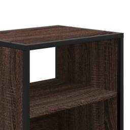 Berkfield Home Durable Wall-mounted Bedside Cabinet Brown Oak 40x31x39.5 cm - thumbnail 9