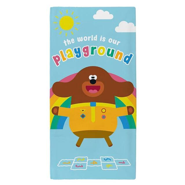 Hey Duggee Playground Beach Towel in Bright Blue - image 1