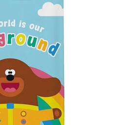 Hey Duggee Playground Beach Towel in Bright Blue - thumbnail 2
