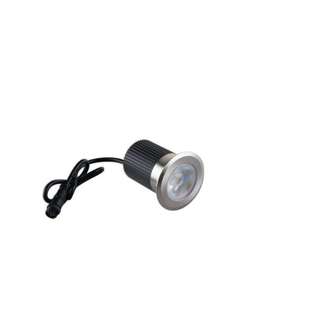 Netlighting RUNNER Floor & Decking Light Nickel IP67 390lm RGBW 7.5x8.5cm LED in Grey - Size: 7.5x8.5 cm - image 1