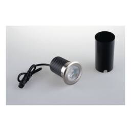 Netlighting RUNNER Floor & Decking Light Nickel IP67 390lm RGBW 7.5x8.5cm LED in Grey - Size: 7.5x8.5 cm - thumbnail 2