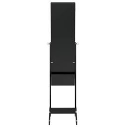 Berkfield Home Beautiful Free-Standing Mirror Black 34x37x146 cm - Size: 34 x 37 x 146 cm - thumbnail 7