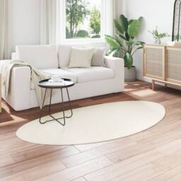 "Berkfield Home Rug ""HUARTE"" Short Pile Soft & Washable Cream 80x150 cm - Size: Medium" - thumbnail 3