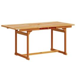 Berkfield Home 5 Piece Garden Dining Set Solid Wood Acacia & Textilene in Brown - thumbnail 3