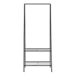 Havendro Dress Coat Rail Hanging Storage Stand 2 Tier Black - thumbnail 4