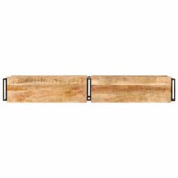 Berkfield Home TV Cabinet 200x30x40 cm Solid Wood Mango in Brown - Size: 200 x 30 x 40 cm - thumbnail 4