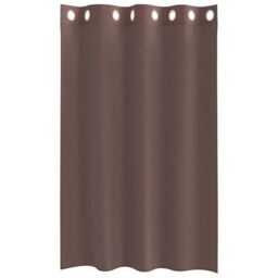 Berkfield Home Voile Curtains with Grommets 2 pcs Brown 140x175 cm - thumbnail 4