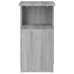 Berkfield Home Side Table Grey Sonoma 36x30x56 cm Engineered Wood - Size: 36 x 30 x 56 cm - thumbnail 4