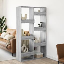 Berkfield Home Room Divider Grey Sonoma 100x33x175 cm Engineered Wood - Size: 100 x 33 x 175 cm