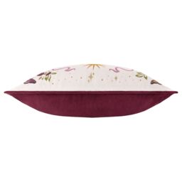 Furn Good Witch Embroidered Velvet Cushion in White - Size: 30 cm x 50 cm - thumbnail 4