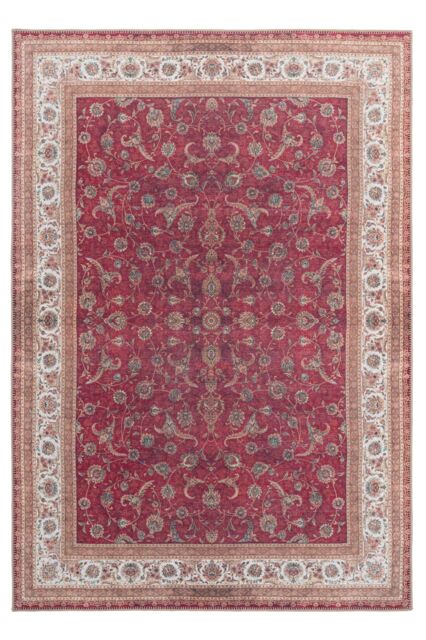 Kukoon Red Extra Long Hallway Runner Rug Washable & Non-Slip Carpet - Size: 80 cm x 300 cm - image 1