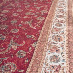 Kukoon Red Extra Long Hallway Runner Rug Washable & Non-Slip Carpet - Size: 80 cm x 300 cm - thumbnail 6