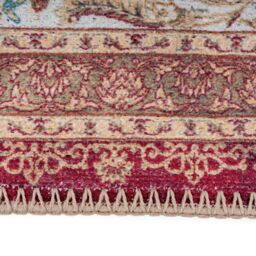 Kukoon Red Extra Long Hallway Runner Rug Washable & Non-Slip Carpet - Size: 80 cm x 300 cm - thumbnail 4