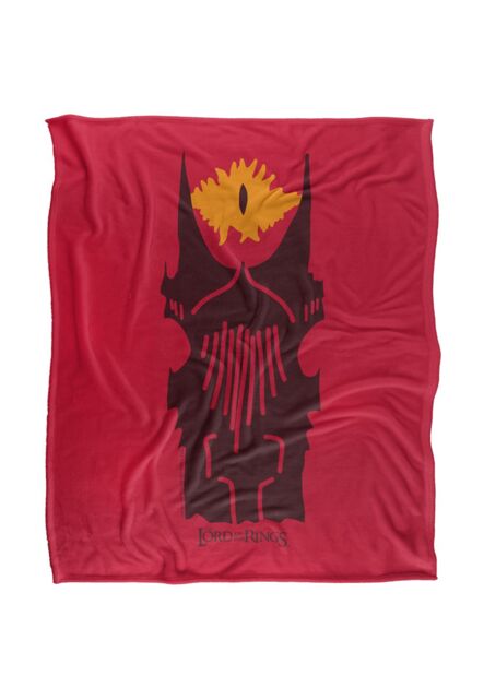 Warner Brothers Lord Of The Rings Officially Licensed Silky Touch Super Soft Throw Blanket 152 x 127 cm in White - image 1