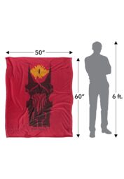 Warner Brothers Lord Of The Rings Officially Licensed Silky Touch Super Soft Throw Blanket 152 x 127 cm in White - thumbnail 5