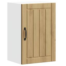 Berkfield Home Kitchen Wall Cabinet Lucca Artisan Oak Engineered Wood in Brown - thumbnail 1