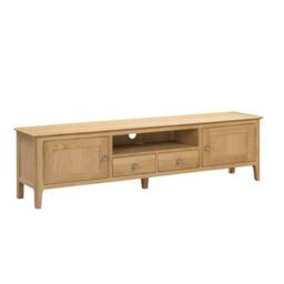 Cheshire Premium Strathmore Widescreen TV Unit in Oak in Light Oak - thumbnail 1