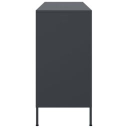 Berkfield Home Sideboard Anthracite 100.5x39x79 cm Steel - thumbnail 7