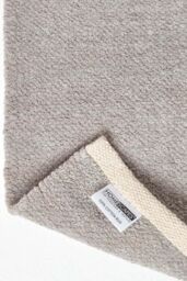 Homescapes 100% Cotton Plain Chenille Hall Runner, 66 x 200 cm in Light Grey - Size: 66 cm x 200 cm - thumbnail 5