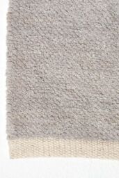 Homescapes 100% Cotton Plain Chenille Hall Runner, 66 x 200 cm in Light Grey - Size: 66 cm x 200 cm - thumbnail 3
