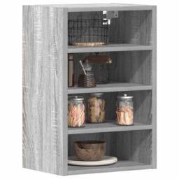 Berkfield Home Hanging Cabinet Grey Sonoma 40x29.5x60 cm Engineered Wood - thumbnail 2