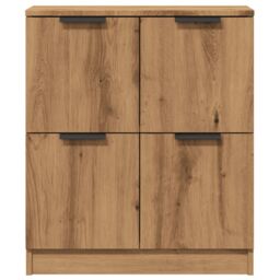 Berkfield Home Sideboard Artisan Oak 60x30x70 cm Engineered Wood in Brown - Size: 60 x 30 x 70 cm - thumbnail 4