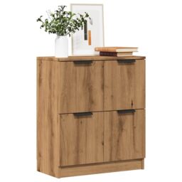 Berkfield Home Sideboard Artisan Oak 60x30x70 cm Engineered Wood in Brown - Size: 60 x 30 x 70 cm - thumbnail 1