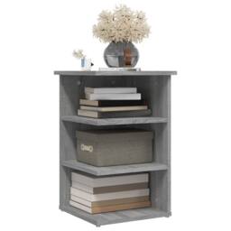 Berkfield Home Side Cabinet Grey Sonoma 35x35x55 cm Engineered Wood - Size: 35 x 35 x 55 cm - thumbnail 4