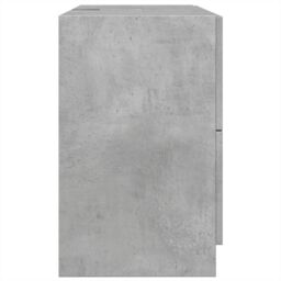 Berkfield Home Sink Cabinet Concrete Grey 78x37x59 cm Engineered Wood - Size: 78 x 37 x 59 cm - thumbnail 6