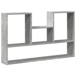 Berkfield Home Wall Shelf Concrete Grey 99x15x60 cm Engineered Wood - Size: 99 x 15 x 60 cm - thumbnail 6