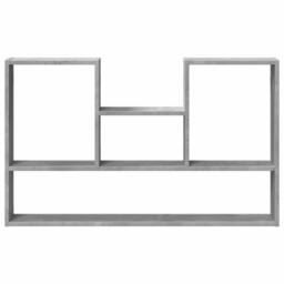 Berkfield Home Wall Shelf Concrete Grey 99x15x60 cm Engineered Wood - Size: 99 x 15 x 60 cm - thumbnail 4