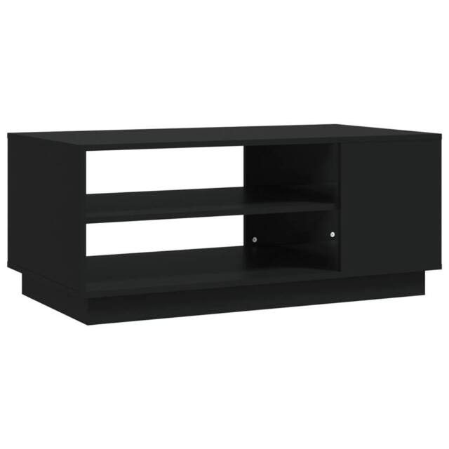Berkfield Home Coffee Table Black 102x55x43 cm Engineered Wood - Size: 102 x 55 x 43 cm - image 1