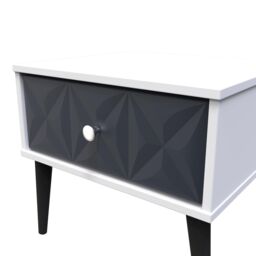 Ready Assembled 2 U Toledo 1 Drawer Side Table (Ready Assembled) in Dark Blue - thumbnail 4