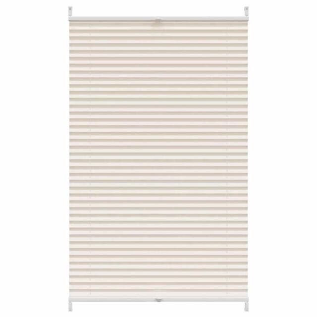 Berkfield Home Plisse Blind 80x100cm Creme in Cream - Size: 80x100 cm - image 1