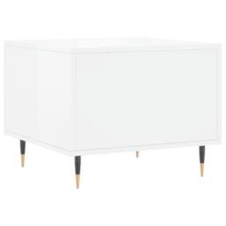 Berkfield Home Coffee Tables 2pcs High Gloss White 50x50x40 cm Engineered Wood - Size: 50 x 50 x 40 cm - thumbnail 9