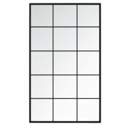 Berkfield Home Wall Mirrors 2 pcs Black 100x60 cm Metal - thumbnail 5