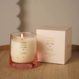 Bambino by Juliana Women's Mama You Got This 180g Candle in Light Pink - thumbnail 2