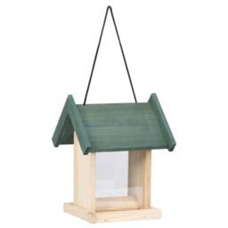 Berkfield Home Beautiful Bird Feeders 4 pcs Firwood in Beige - thumbnail 4
