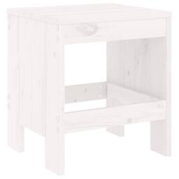 Berkfield Home Garden Stools 2 pcs White 40x36x45 cm Solid Wood Pine - Size: 40 x 36 x 45 cm