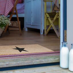 Artsy Mats Star Patio Doormat in Beige - Size: 40 cm x 120 cm - thumbnail 3