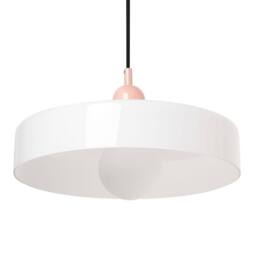 Wyld and Coco Pendant Lamp White Glass Shade Inner Globe Spherical Pendant Light - thumbnail 5
