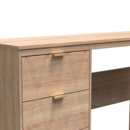 Ready Assembled 2 U Washington 3 Drawer Desk (Ready Assembled) in Light Oak - thumbnail 4