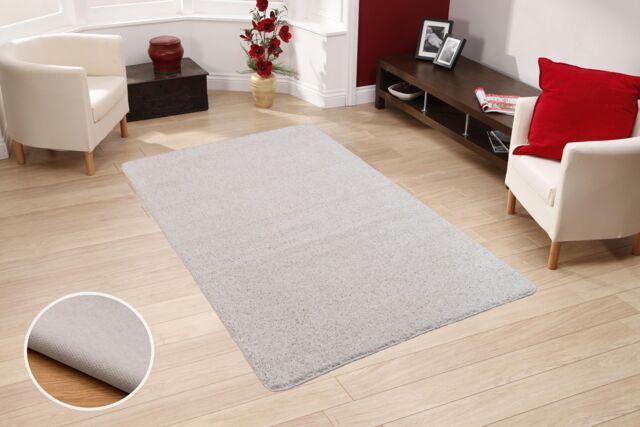 Smart Living Super Soft Fluffy Thick Pile Washable Shaggy Door Mat in White - Size: 67 cm x 120 cm - image 1